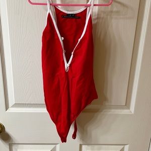 NWOT Red body suit - urban outfitters
